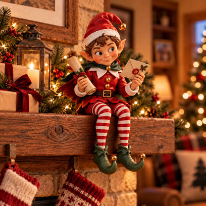 🔥 FINAL DAY - 49% OFF ENDS TONIGHT!Christmas Scout Elf Tradition Figurines – 3 Holiday Mission Shelf Sitters