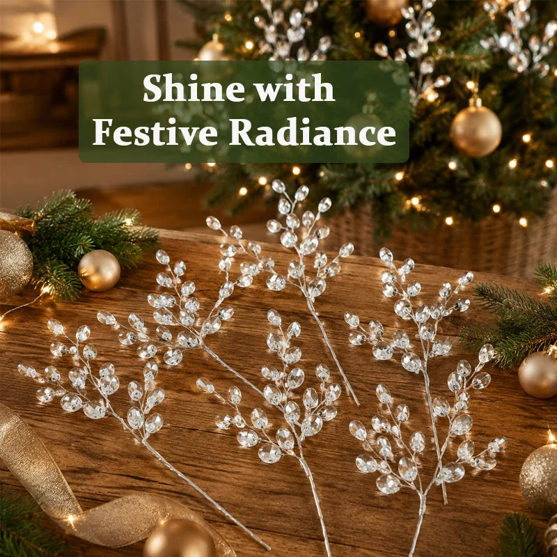 🎄 Transparent Crystal Branch Christmas Tree Ornament
