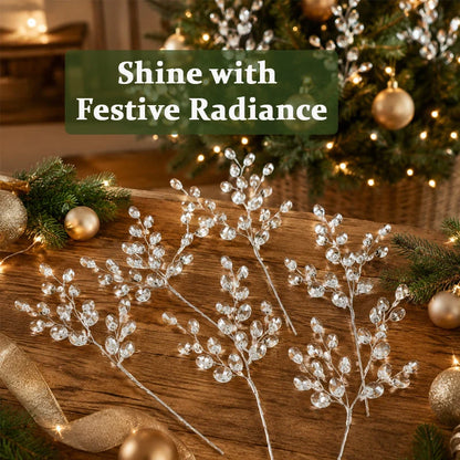 🎄 Transparent Crystal Branch Christmas Tree Ornament