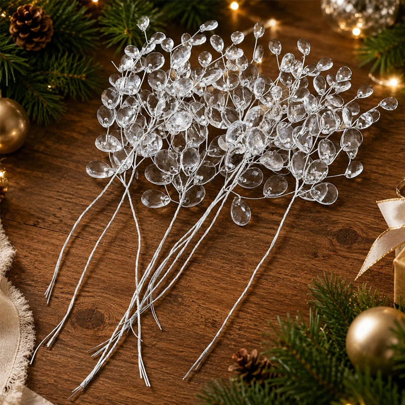 🎄 Transparent Crystal Branch Christmas Tree Ornament