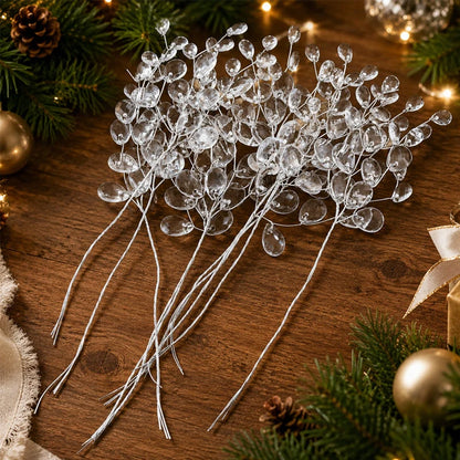 🎄 Transparent Crystal Branch Christmas Tree Ornament