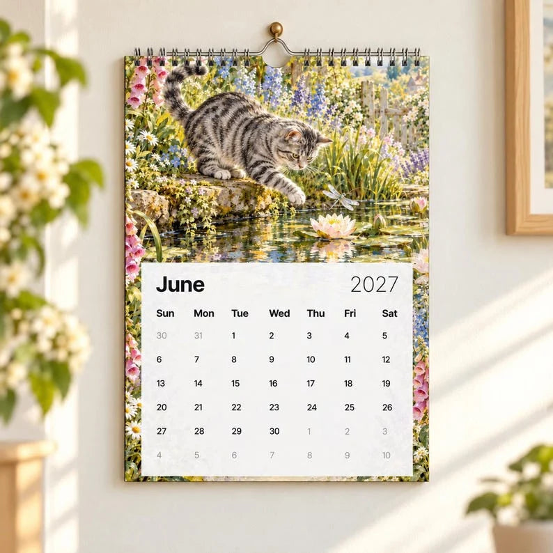 🐈 2027 Cottage Cats Wall Calendar