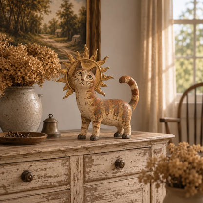 🔥last Day 48% Off - 🐈 Medieval Cat Court — Whimsical Vintage Cat Figurines