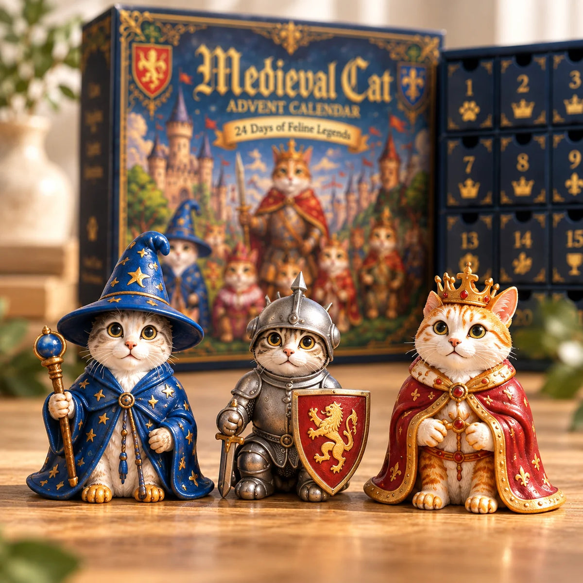 🐈🏰 Medieval Cat Advent Calendar 2026 – 24 Days Of Feline Legends