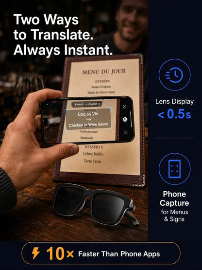 AI-smart Bluetooth glasses🕶️