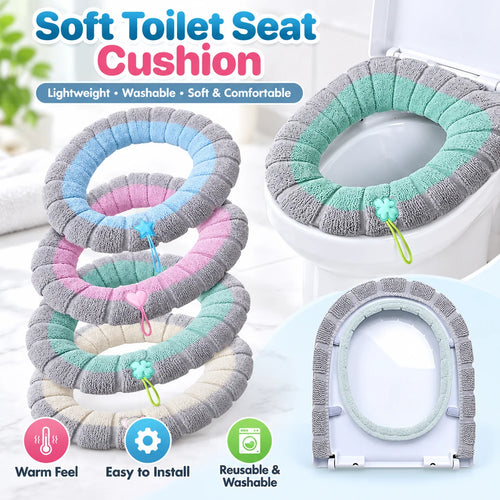 🚽lightweight Washable Soft Toilet Seat Cushion