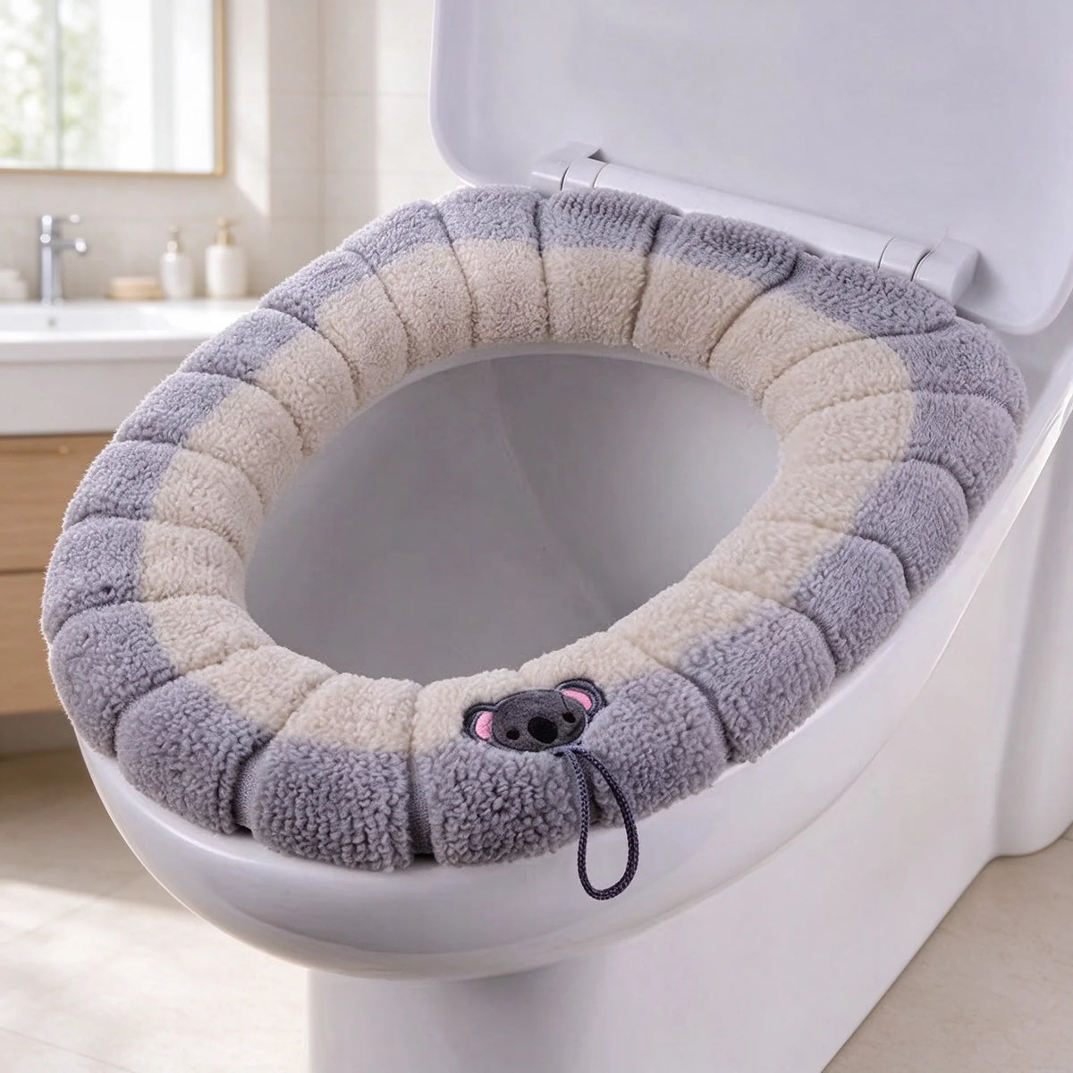 🚽lightweight Washable Soft Toilet Seat Cushion