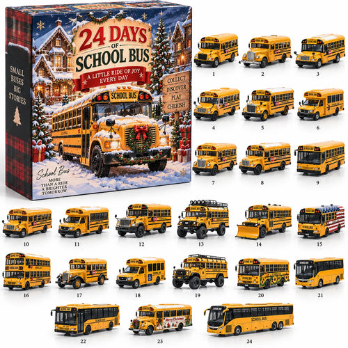 🚌🎄24 Rides To Christmas – American School Bus Collector’s Edition