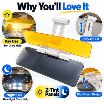 Sun Visor Extension Car Windscreen Sun Protection Anti-Glare Blend