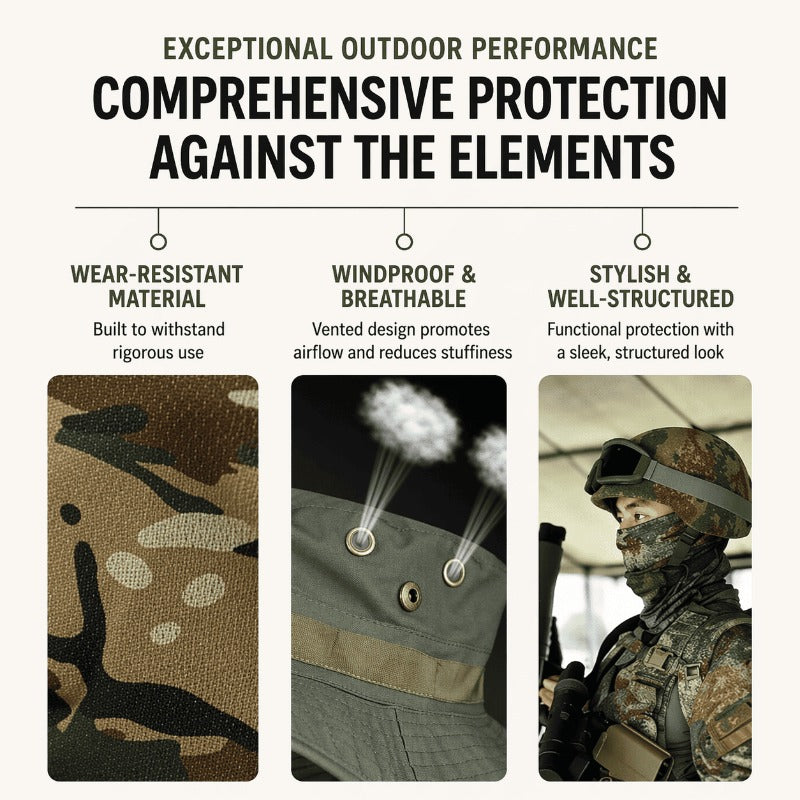 Breathable Mesh Tactical Hat