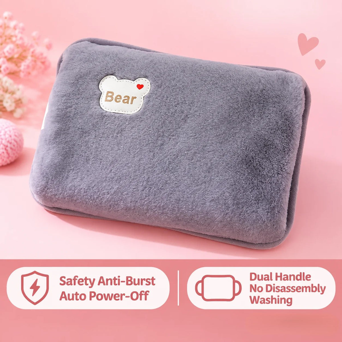 Rechargeable Hot Water Bottles, Heat Packs, Explosion-proof Heat Pads