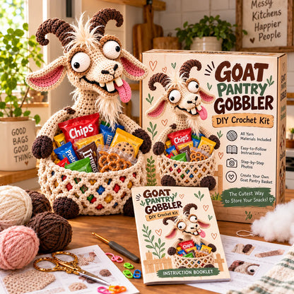 ⭐😂 Snack Attack Squad™ – Diy Crochet Funny Animal Snack Basket Collection