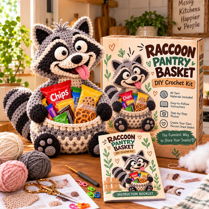 ⭐😂 Snack Attack Squad™ – Diy Crochet Funny Animal Snack Basket Collection