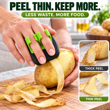 🥳2026 Hot Sale🥳💞50k+ Sold! 🧣❄️ 47% Off!ergonomic Two-finger Fruit And Vegetable Peeler