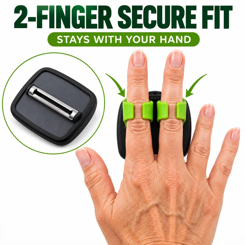 🥳2026 Hot Sale🥳💞50k+ Sold! 🧣❄️ 47% Off!ergonomic Two-finger Fruit And Vegetable Peeler