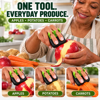 🥳2026 Hot Sale🥳💞50k+ Sold! 🧣❄️ 47% Off!ergonomic Two-finger Fruit And Vegetable Peeler