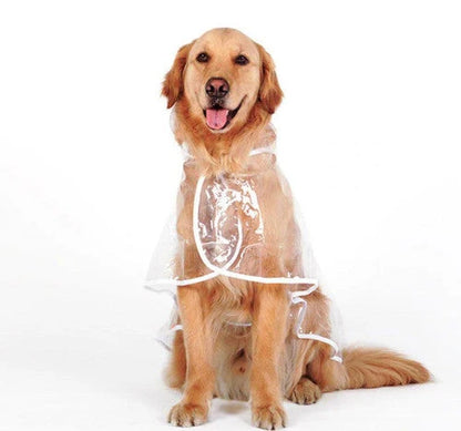 🌧️ Clear Dog Raincoat