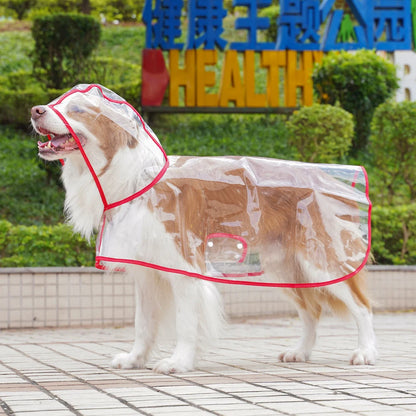 🌧️ Clear Dog Raincoat
