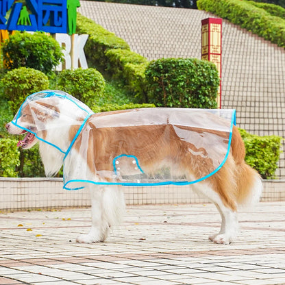 🌧️ Clear Dog Raincoat