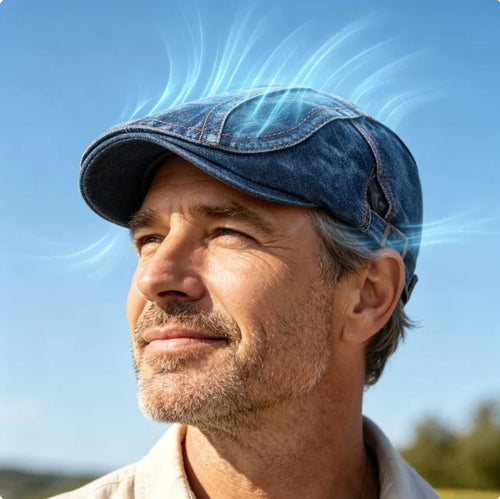 🎉 This Week's Special Sales - 47% Off ✨🧢 Unisex Denim Newsboy Cap | Vintage Classic Style, Adjustable Comfort Fit For Everyday Wear
