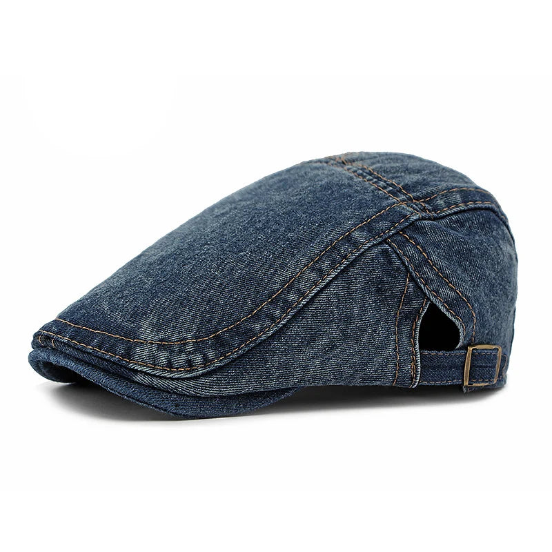 🎉 This Week's Special Sales - 47% Off ✨🧢 Unisex Denim Newsboy Cap | Vintage Classic Style, Adjustable Comfort Fit For Everyday Wear