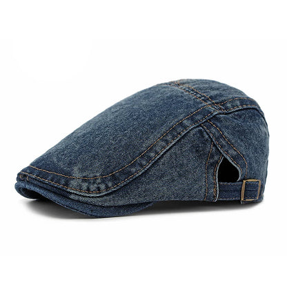 🎉 This Week's Special Sales - 47% Off ✨🧢 Unisex Denim Newsboy Cap | Vintage Classic Style, Adjustable Comfort Fit For Everyday Wear