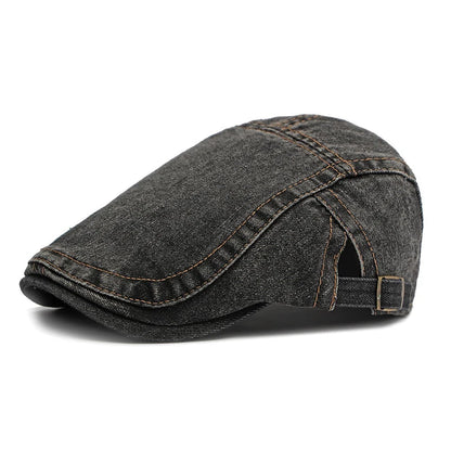 🎉 This Week's Special Sales - 47% Off ✨🧢 Unisex Denim Newsboy Cap | Vintage Classic Style, Adjustable Comfort Fit For Everyday Wear