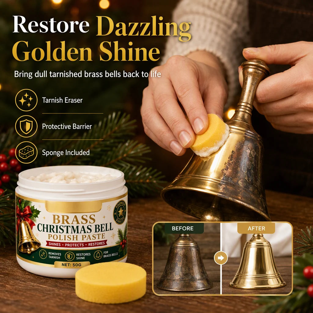 📢 47% Off! Brass & Copper Polish Cream – Removes Tarnish & Restores Shine To Bells & Home Decor ✨⭐