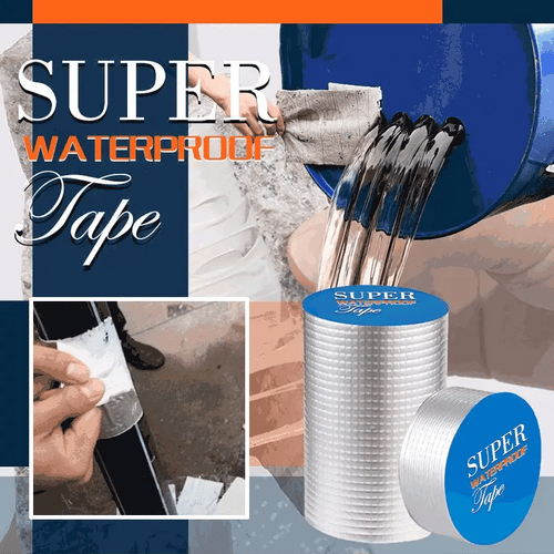 🛡️ Butyl Rubber Waterproof Tape: Aluminum Foil, Uv Resistant, Weatherproof
