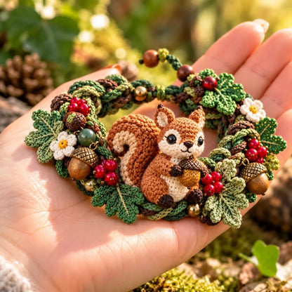 🌿 Woodland Wrist Friends – Handmade 3d Crochet Animal Bracelet Collection🧶