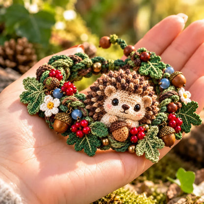 🌿 Woodland Wrist Friends – Handmade 3d Crochet Animal Bracelet Collection🧶