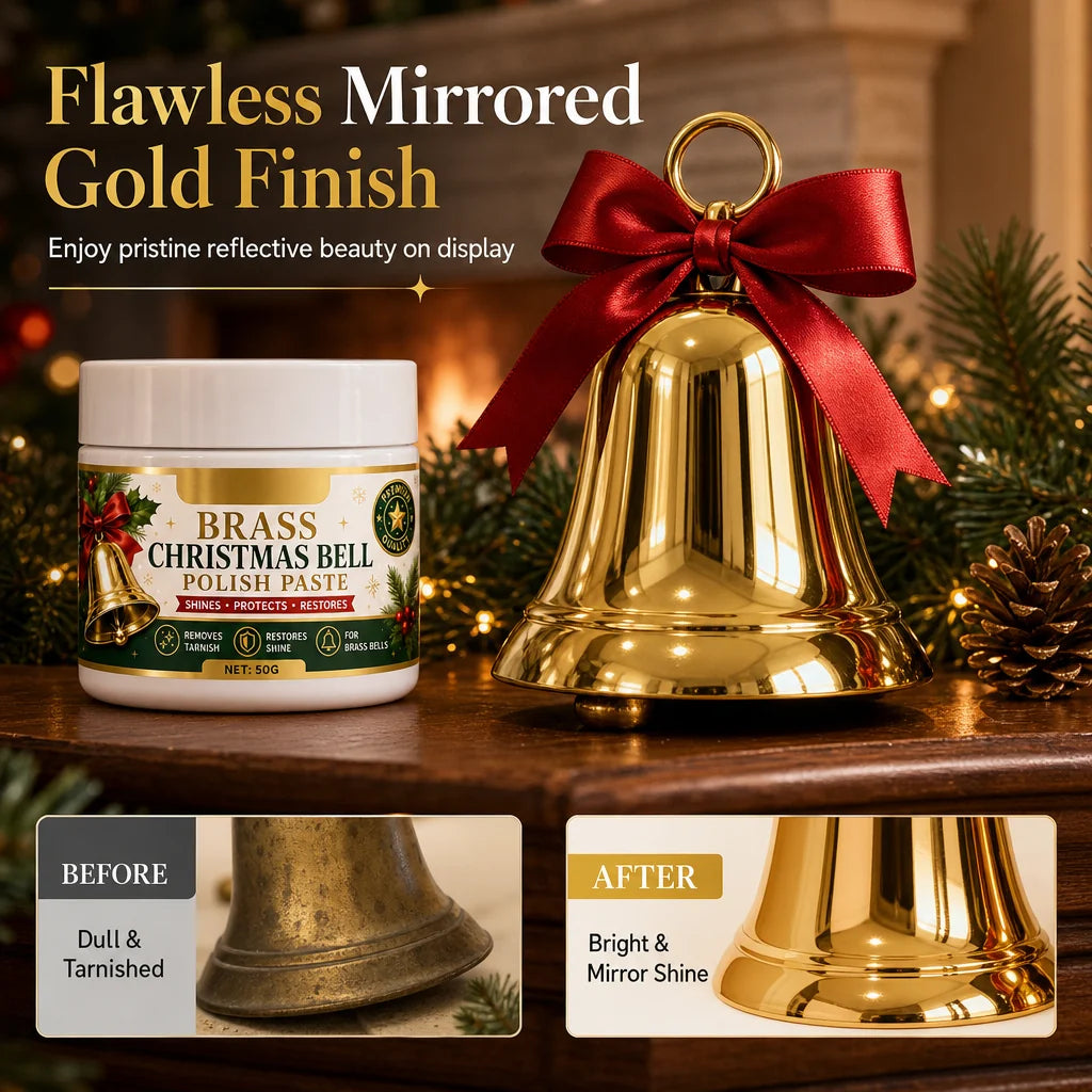 📢 47% Off! Brass & Copper Polish Cream – Removes Tarnish & Restores Shine To Bells & Home Decor ✨⭐