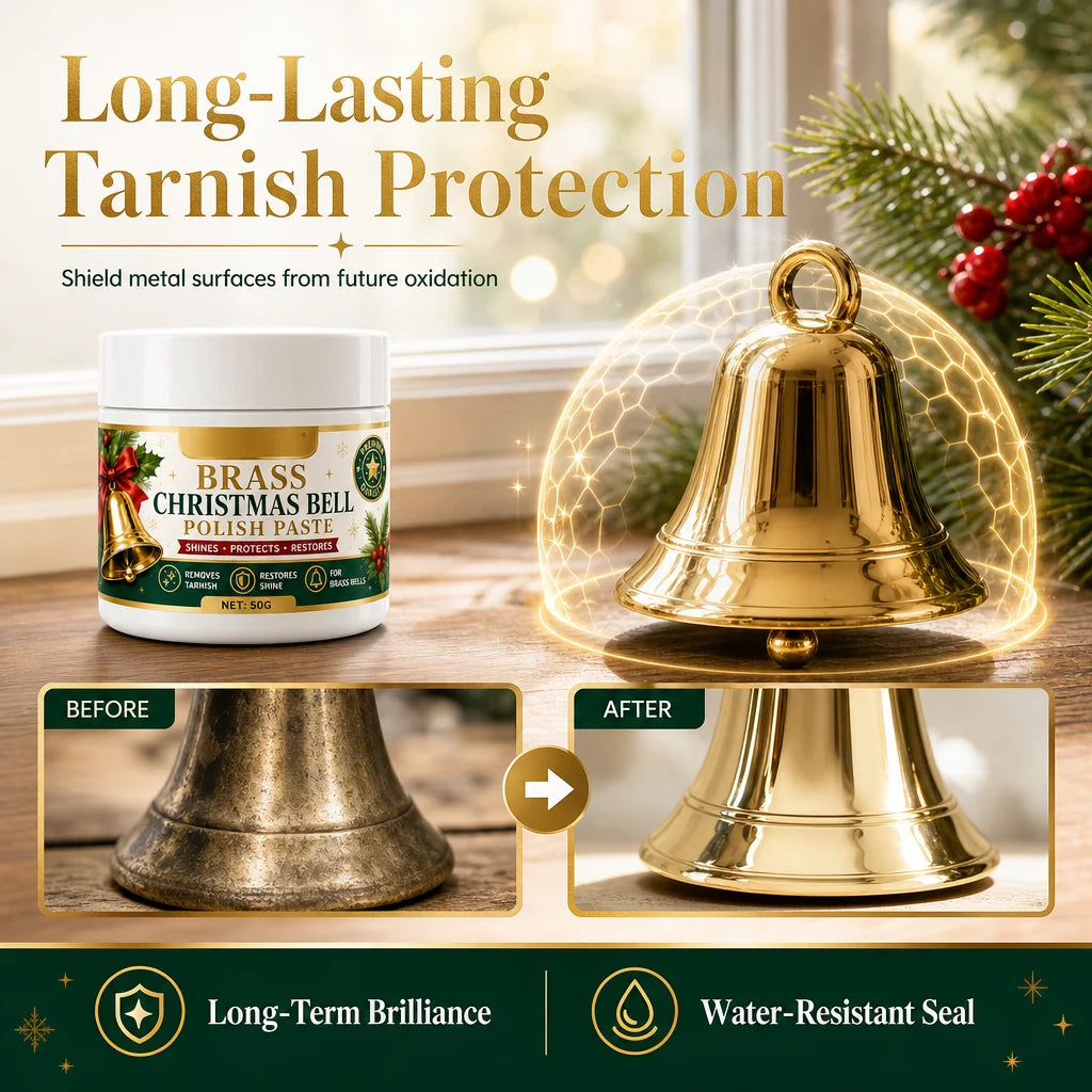 📢 47% Off! Brass & Copper Polish Cream – Removes Tarnish & Restores Shine To Bells & Home Decor ✨⭐