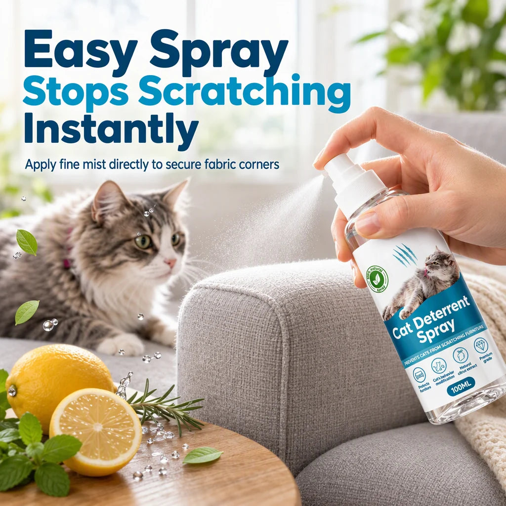 🐱buy 2 Get 1 Free + 50% Off! 🎁cat Scratch Deterrent Spray