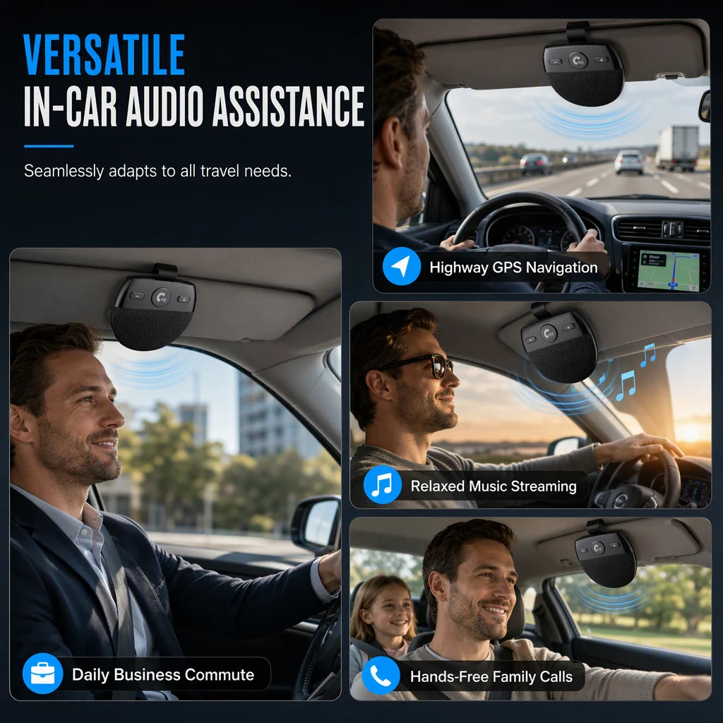 🚗 Sp11 Bluetooth Sun Visor Speakerphone