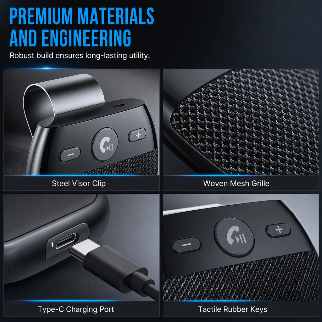 🚗 Sp11 Bluetooth Sun Visor Speakerphone