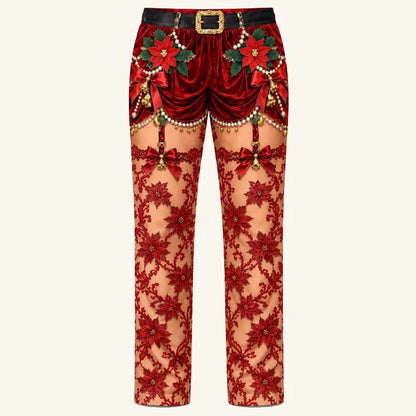 Funny Christmas Illusion Pants