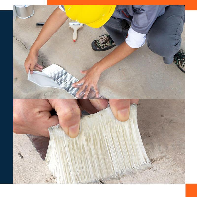 🛡️ Butyl Rubber Waterproof Tape: Aluminum Foil, Uv Resistant, Weatherproof