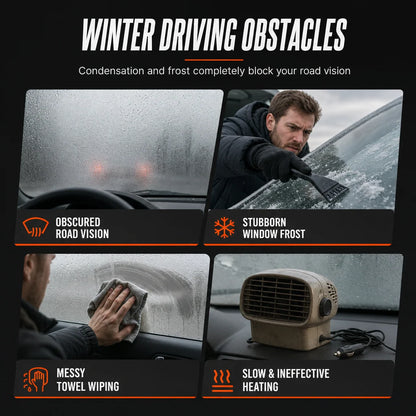 🎁2026 New Arrivals 50% Off💥🚗 Rotatable 12v Car Defroster & Defogger Fan