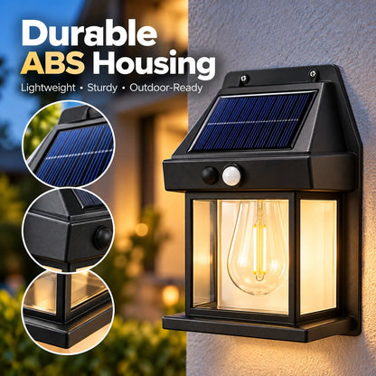 Solar Filament Wall Light with Motion Sensor*2pcs