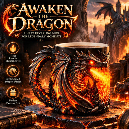 🔥 Last Day 49% OFF 🐉 Dragonfire Heat-Reveal Magic Mug 🔥
