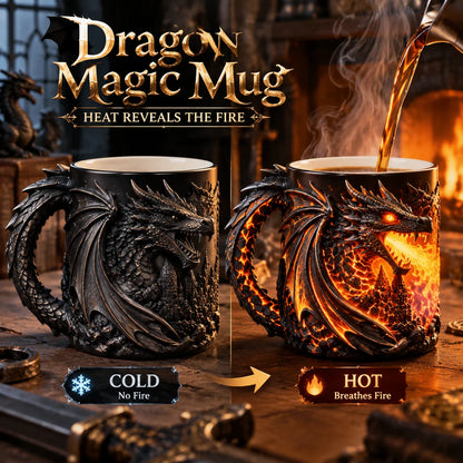 🔥 Last Day 49% OFF 🐉 Dragonfire Heat-Reveal Magic Mug 🔥