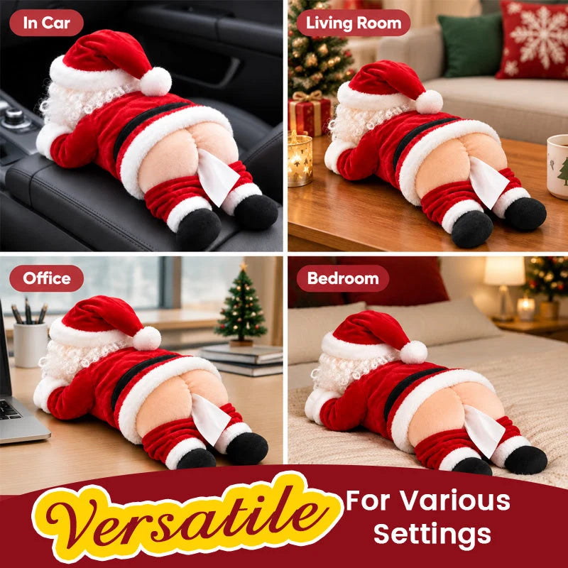 🎄🤣Funny Santa Butt Tissue Box🎅
