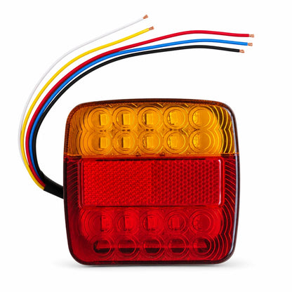 🚛 LIMITED-TIME 50% OFF! 💡 26-LED Dual-Color Tail Lights – Bright, Waterproof, 12V/24V ✅