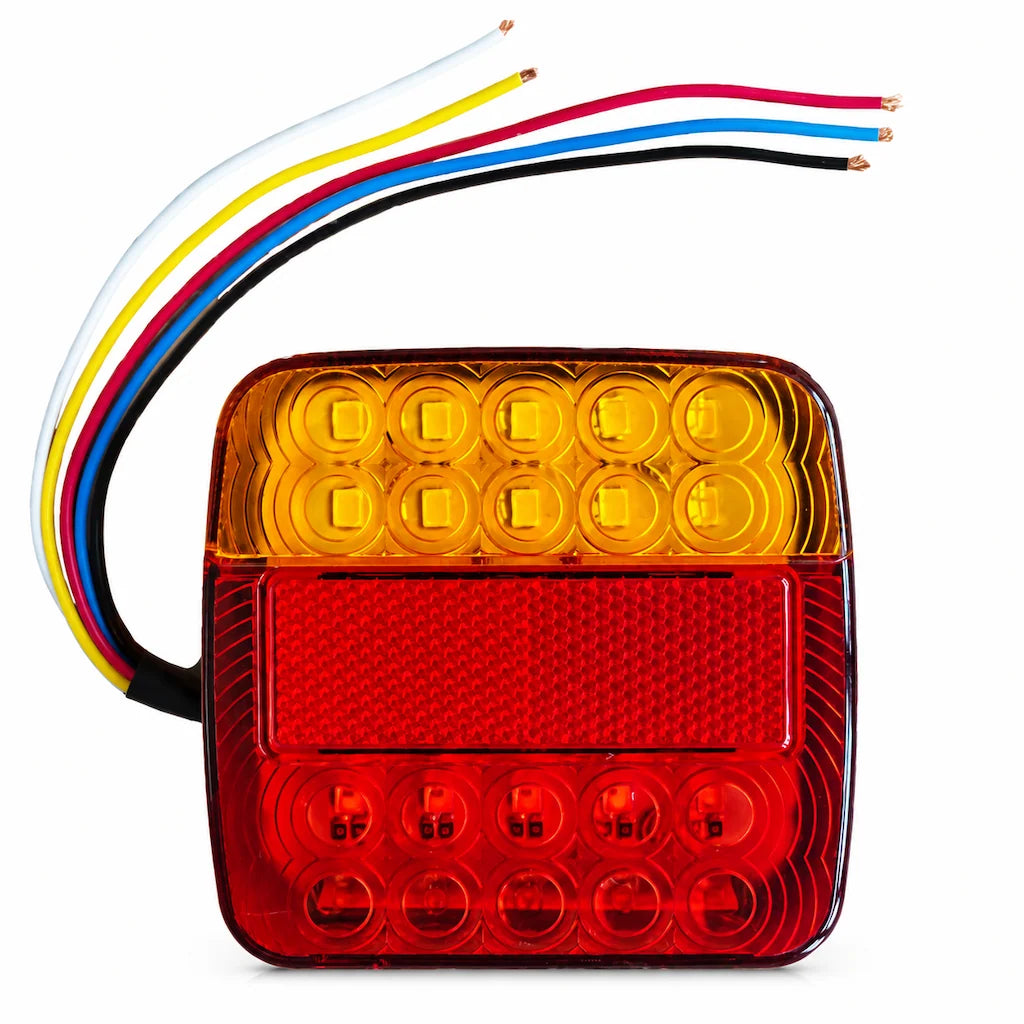 🚛 LIMITED-TIME 50% OFF! 💡 26-LED Dual-Color Tail Lights – Bright, Waterproof, 12V/24V ✅