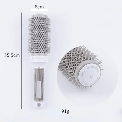 🏆 Last Day Special Price! 💇professional Volumizing Round Hair Brush – Vented Barrel, Ergonomic Grip, Salon Results ✨