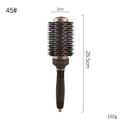 🏆 Last Day Special Price! 💇professional Volumizing Round Hair Brush – Vented Barrel, Ergonomic Grip, Salon Results ✨