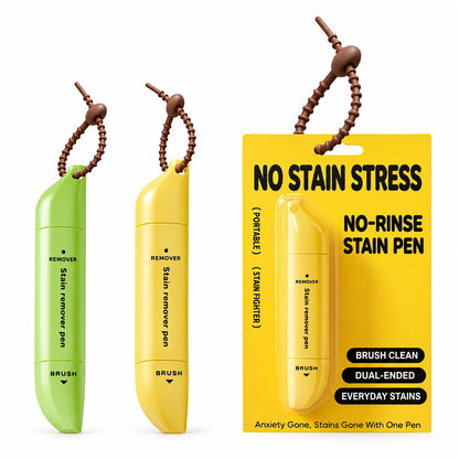 🖊️ Portable Dual-Head Stain Remover Pen - Waterless Stain Cleaning💧