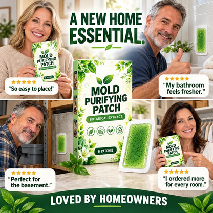 🧪 6Pcs Mold Purifying Patches – Botanical Mildew Removal Pads, Long Lasting Mold Inhibitor