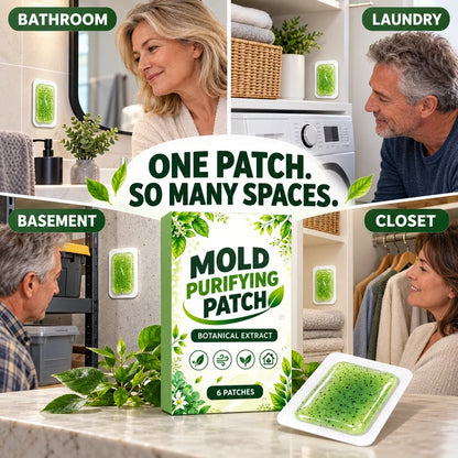 🧪 6Pcs Mold Purifying Patches – Botanical Mildew Removal Pads, Long Lasting Mold Inhibitor
